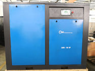 Blue Oil Injected Rotary Screw Compressor , Horizontal Air Compressor 15-60hz