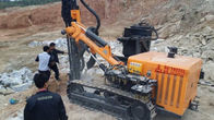 Low Pressure Hard Rock Drilling Equipment , Eco Friendly Crawler Drill Machine