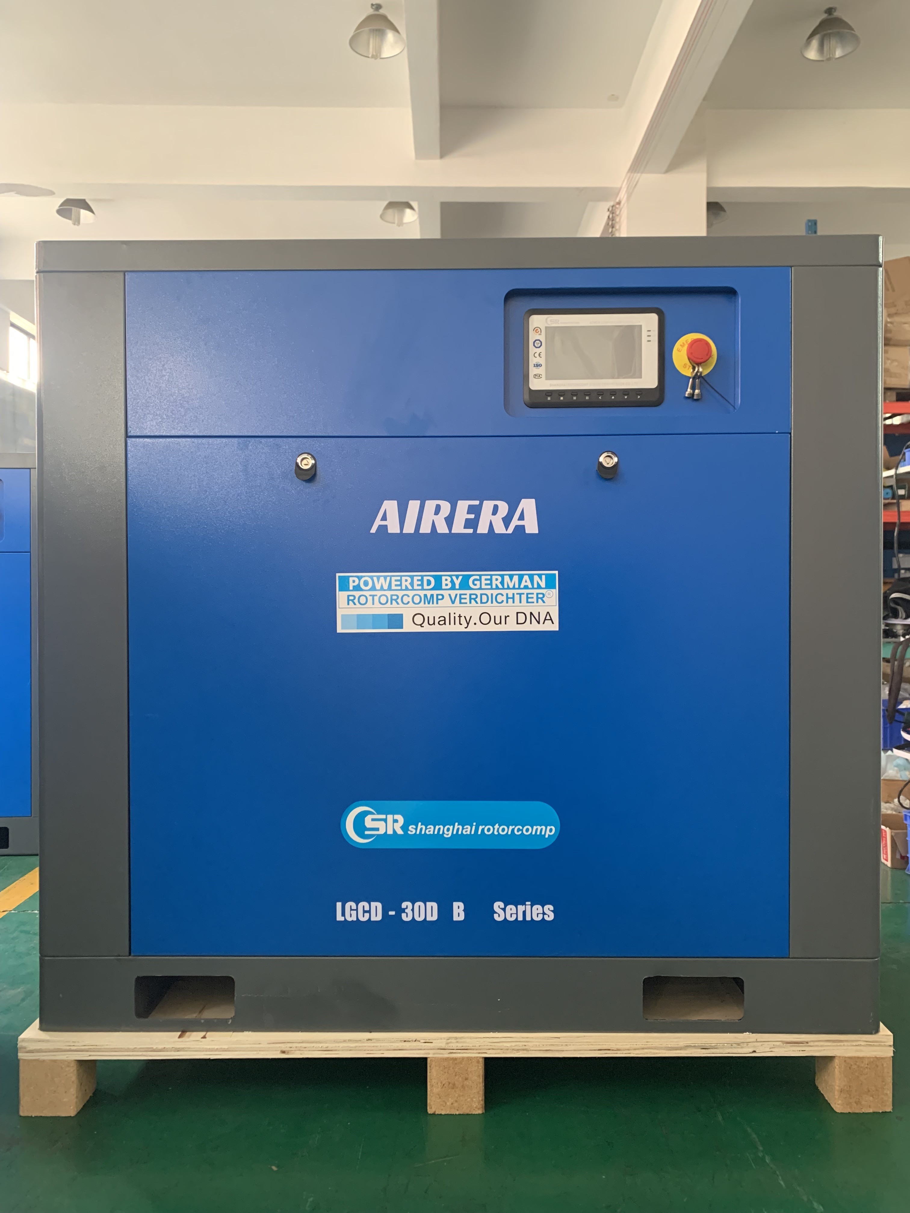 Screen Type Compressor Direct On Line LGCD-30KW Screw Air Compressor With Oil Injected ...