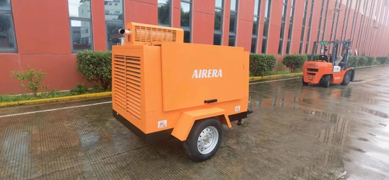 185cfm @100psi Diesel Portable Screw Compressor