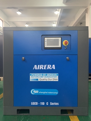 LGCD-11KW 380V Belt Driven Air Cooling Screw Air Compressor With Intelligent Controller