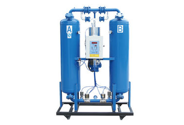 High Efficiency Heated Desiccant Air Dryer / Energy Saving Compressed Air Treatment