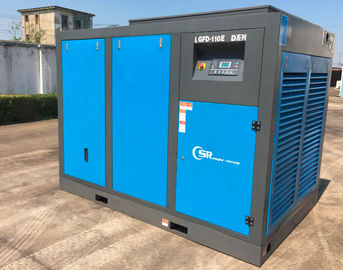 185Kw 250Hp Screw Air Compressor Rotary Vane Oil Lubricated Direct Driven
