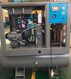 Integrated 7.5 Hp Rotary Screw Air Compressor 5.5Kw With Thermostatic Valve