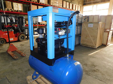 Industrial Screw Air Compressor With Dryer , Rotary Vane Compressor For Workshops