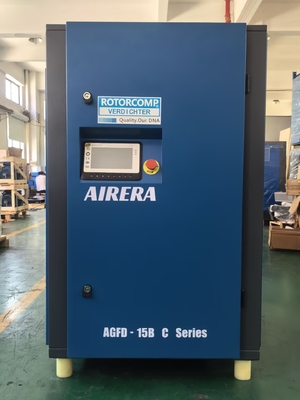Shanghai Rotorcomp AGFD-15B C Industrial Air Cooling Screw Air Compressor