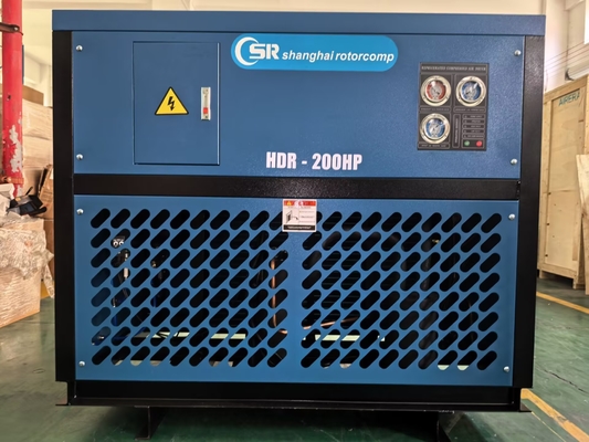 Shanghai Rotorcomp HDR-200HP Industrial Refrigerated Air Dryer with Drying Capacity