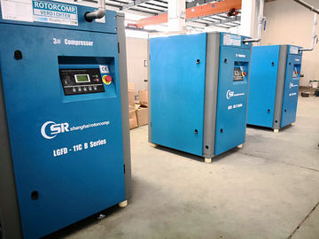 Low Noise Emission Screw Air Compressor Equipped With Air Intake Muffler