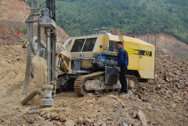 Integrated Rock Drilling Rig Combines Borehole Drilling Rig And Screw Air Compressor