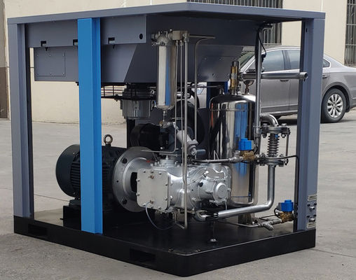 Water Lubrication Oil Free Screw Compressor Belt Driven 132KW 1.0MPa