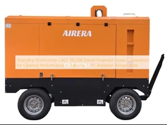 Shanghai Rotorcomp CALT-18/20K Diesel-Powered Screw Compressor for Optimal Performance in Extreme 55°C Ambient Temperature