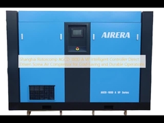 Shanghai Rotorcomp AGCD-160D A VP Intelligent Controller Direct Driven Screw Air Compressor for Cost-Saving and Durable Operations